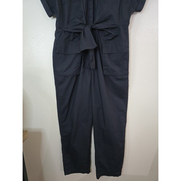 Unsubscribed Desert Jumpsuit Coveralls Womens Size 8 Tie Waist Relaxed - Picture 7 of 12